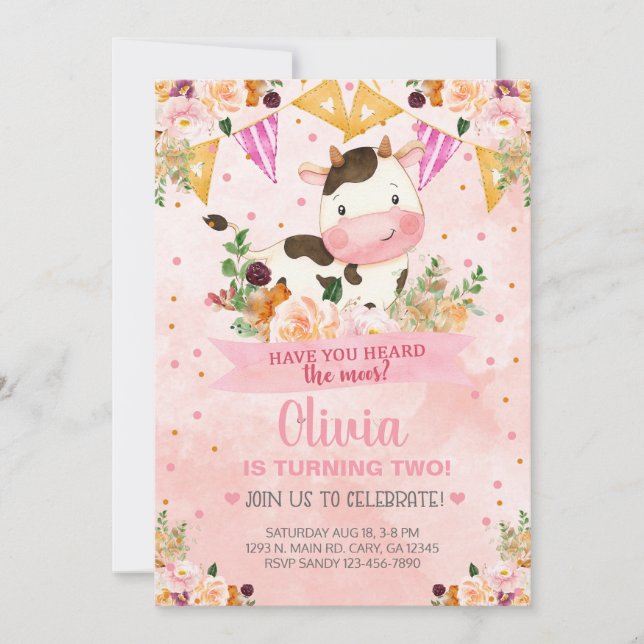 ¿Has oído la invitación de cumpleaños del Chica de (Anverso)