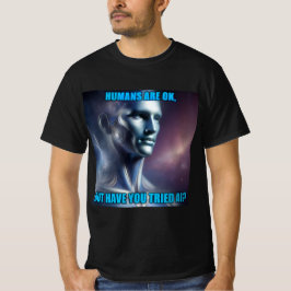 ¿Has probado la IA - Camiseta negra de hombre