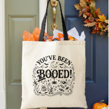 ¡Has Sido Abucheado! Bolsa de Tela de Halloween de