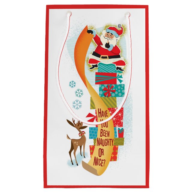 ¿Has Sido Mal O Agradable? Bolsa Santa Gift (Anverso)