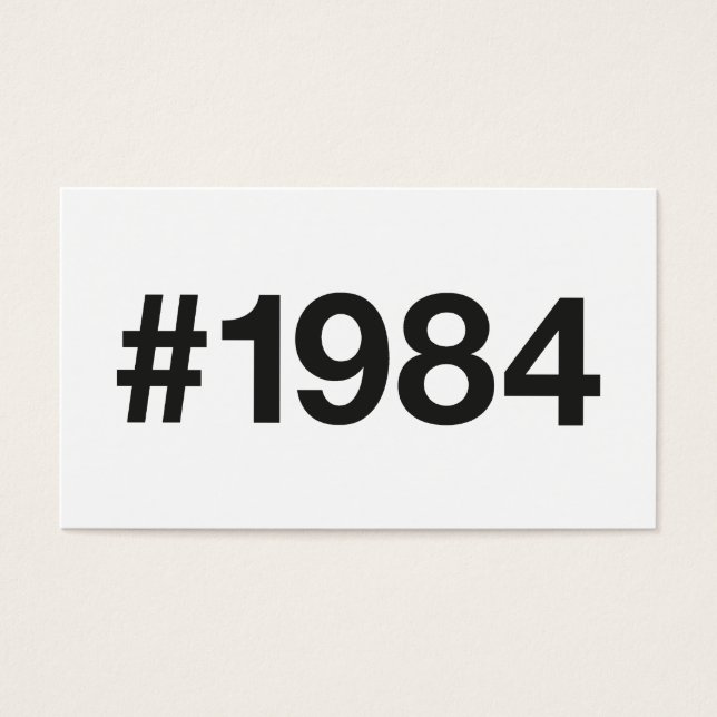 Hashtag 41 Aniversario del Cumpleaños de 1984 (Frente)