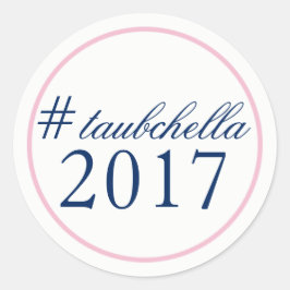 #Hashtag #BodaDeHashtag Favor Pegatina Rosado/Mari