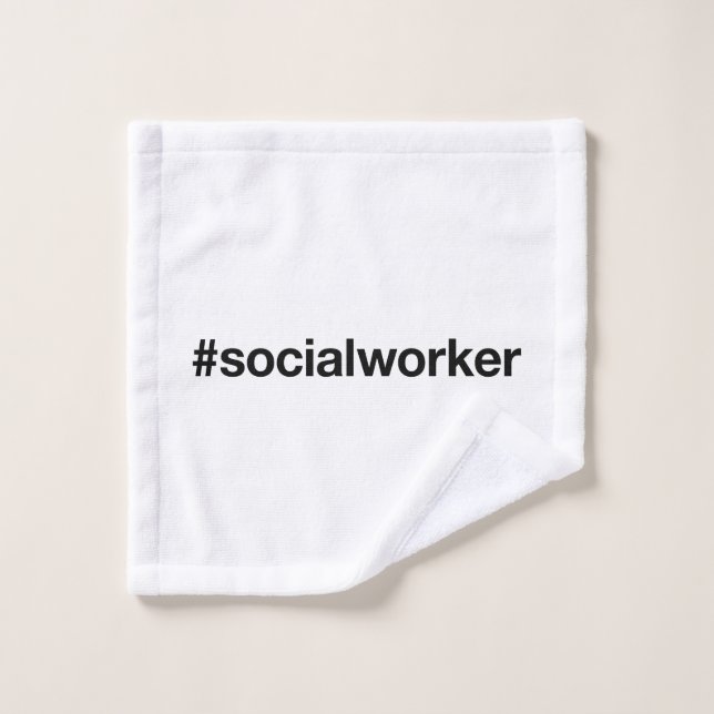 Hashtag SOCIAL WORKER (Toallita)