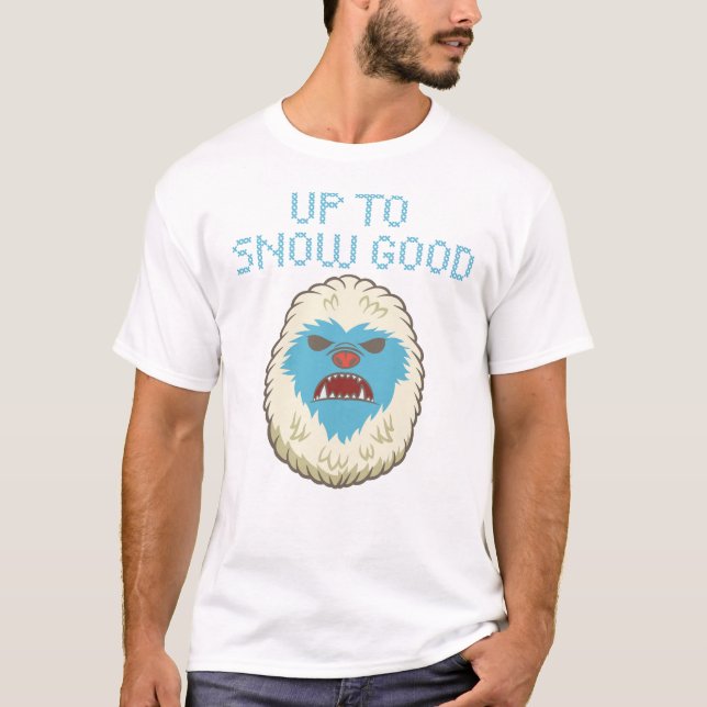 Hasta la buena camisa de Yeti de la nieve (Anverso)