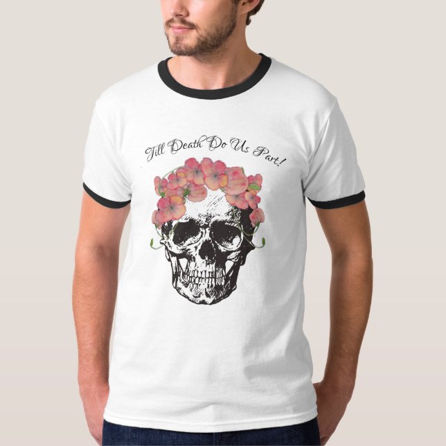 Hasta la muerte nos hacen camiseta de parte Skull  (Anverso)