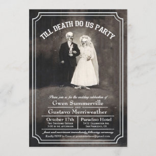 Hasta La Muerte Nos Hacen Invitaciones De Bodas Vi