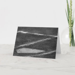 Hasta la tarjeta (blanco y negro) de la placa