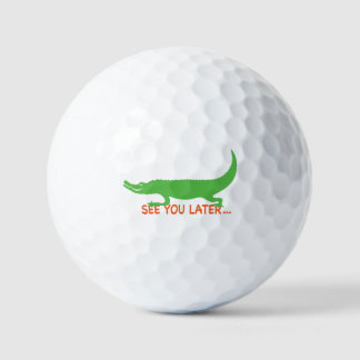 ¡Hasta Luego Lagarto! Pelotas de Golf