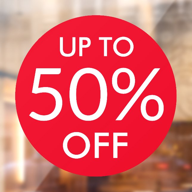 Hasta personalizado % de la venta redonda señal de (Hoja 2)