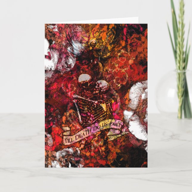 Hasta que la muerte nos haga una tarjeta de papel  (Anverso)