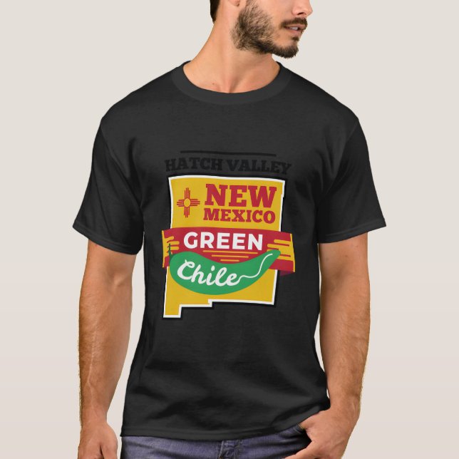 Hatch Chile Camisa Nuevo México Green Chili Pepper (Anverso)