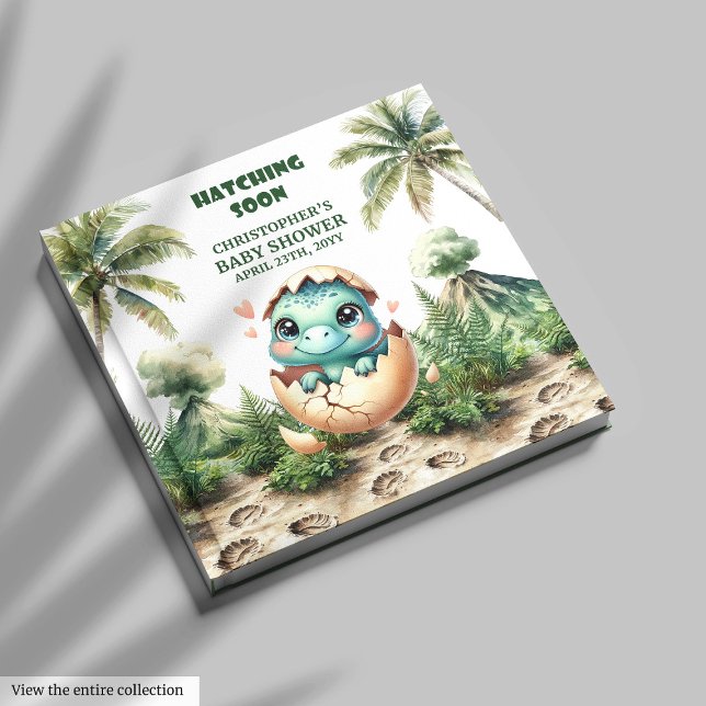 Hatchando pronto el libro de memoria personalizado (Hatching Soon Personalized Baby Boy Memory Book)