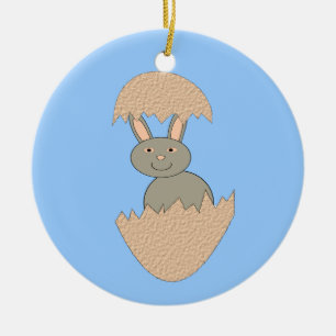 Hatching de conejito de un ornamento de ave rara d