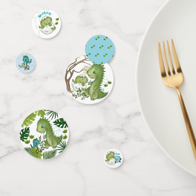 Hatching Dino Baby Shower Table Confetti (Grupo)