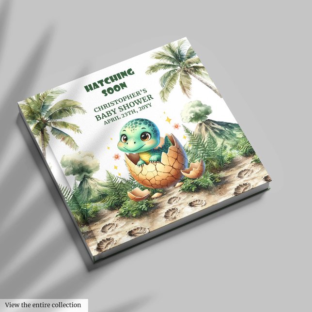 Hatching personalizado breve libro de invitado de  (Personalized Hatching Soon Baby Boy Guest Book)