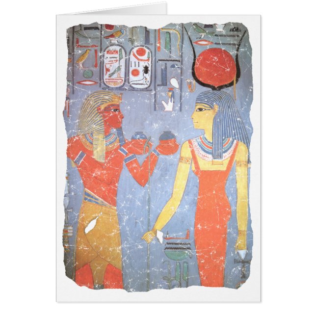 Hathor y Horemheb (Frente)