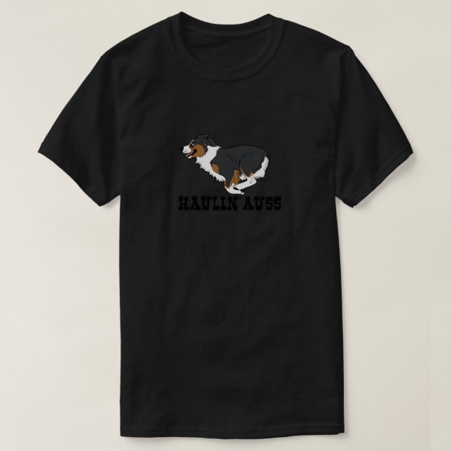 HAULIN’ AUSS (trío negro) Camiseta clásica (Diseño del anverso)