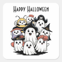 Haunly Gang Square Pegatina