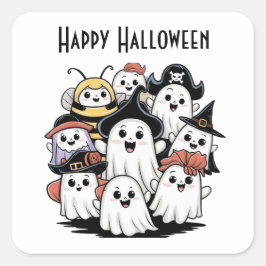 Haunly Gang Square Pegatina