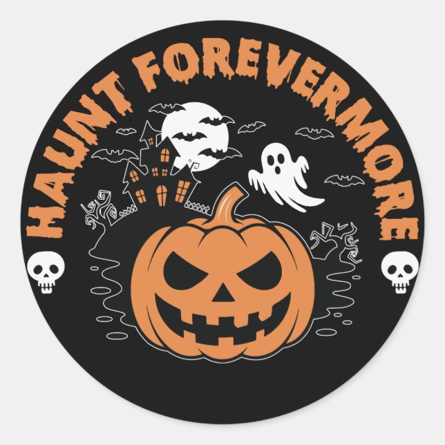 Haunt Forevermore Pegatina fantasma (Anverso)