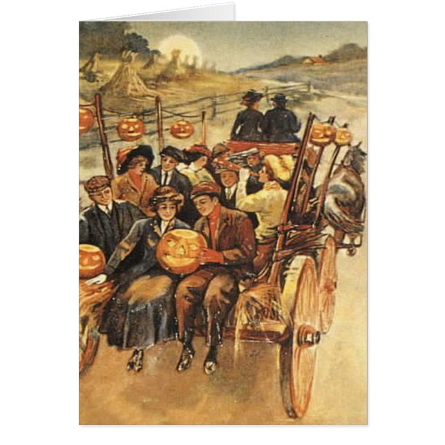 Haunted Hayride Jack O' Lantern Pumpkin Moon (Frente)