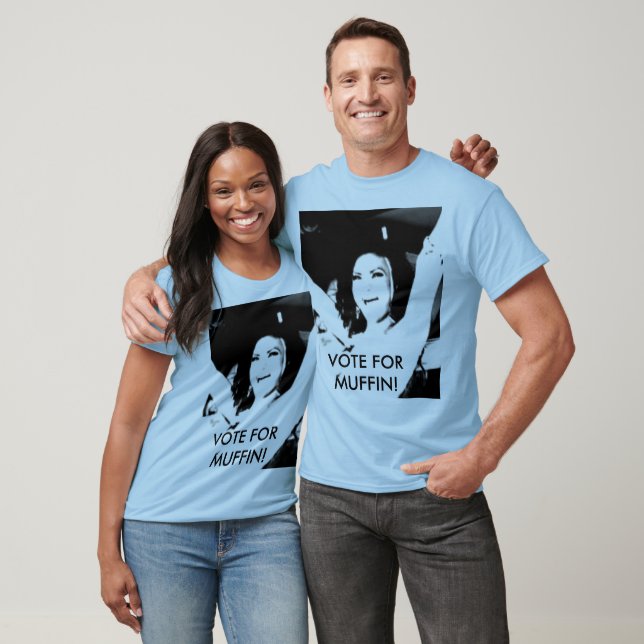 ¡Haviland Stillwill VOTA POR MUFFIN! Camiseta Edun (Unisexo)