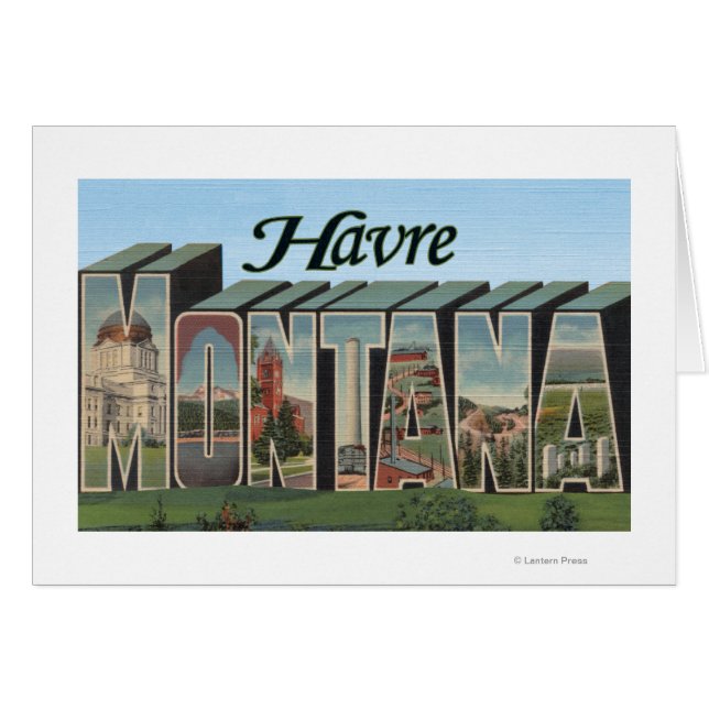 Havre, MontanaGrandes Escenas de letrasHavre, MT (Anverso (Horizontal))