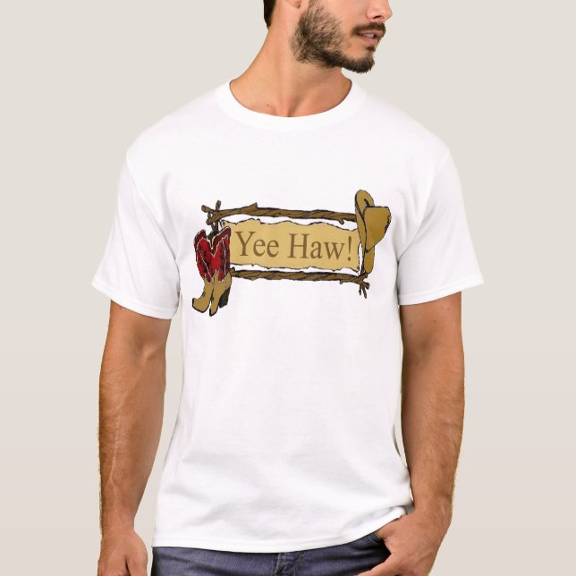 ¡Haw de Yee! Camiseta occidental (Anverso)