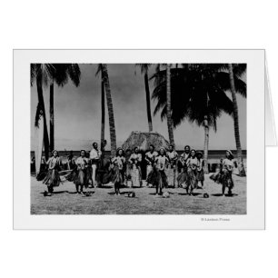 Hawái - Baile de la línea de Chicas hula