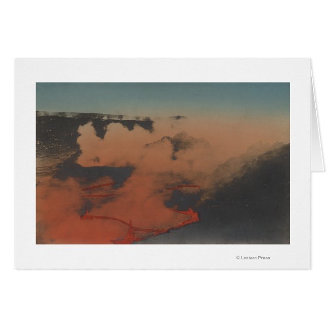 Hawái - Vista del volcán Kilauea en HA (Anverso (Horizontal))