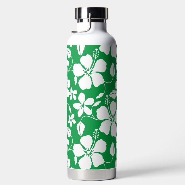 HAWAIAN HULA (HIBISCUS) BOTELLA DE AGUA VERDE (Derecha)