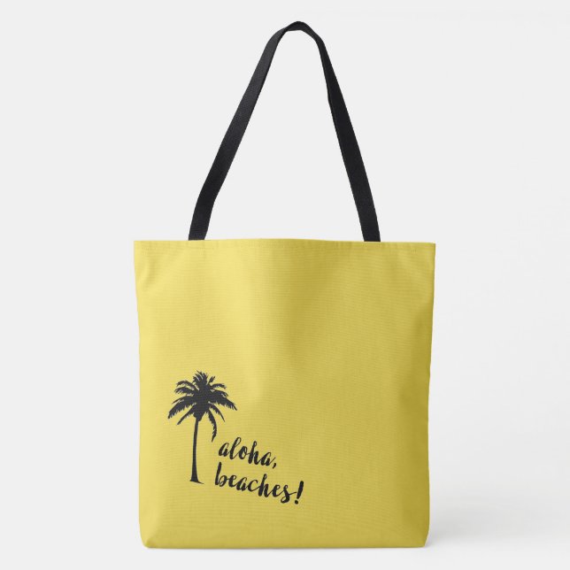¡Hawaiana, playas! la bolsa de asas (Anverso)