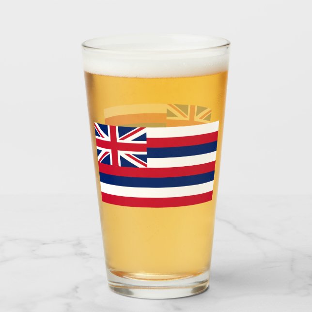HAWAII BEER GLASS (Anverso (lleno))