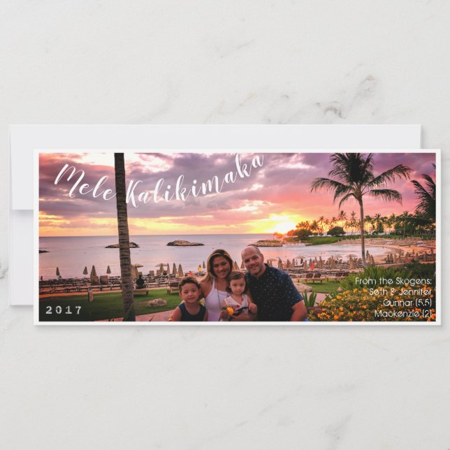 Hawaii Feliz Navidad Mele Kalikimaka (Anverso)