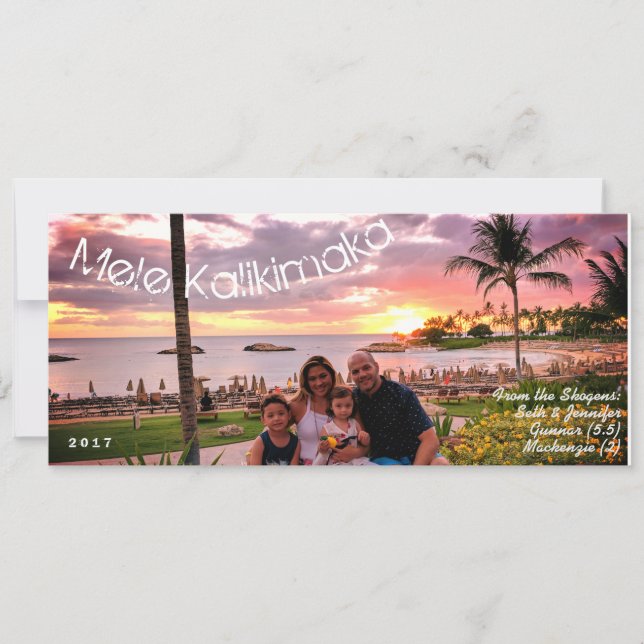 Hawaii Feliz Navidad Mele Kalikimaka (Anverso)