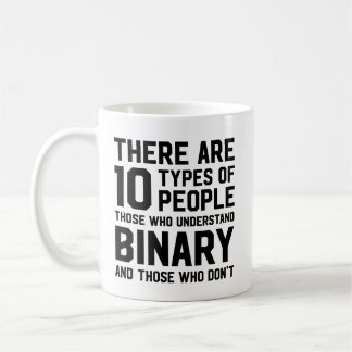 Hay 10 tipos de taza del binario de la gente