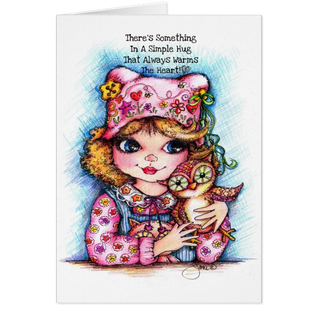 Hay algo en un abrazo simple… (Frente)