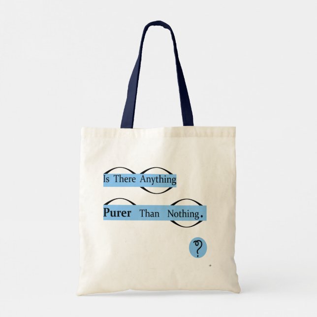¿Hay Algo Más Puramente Que Una Bolsa Tote? (Reverso)