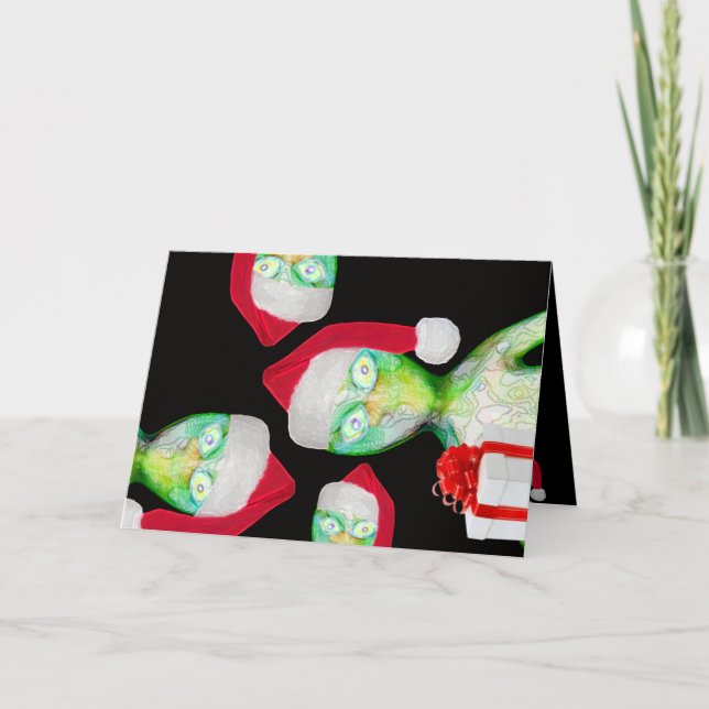 ¡HAY extranjeros EN MI TARJETA DE NAVIDAD! (Anverso)