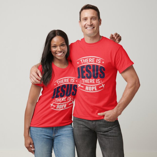 Hay Jesús Hay Esperanza Cristiana Camiseta (Unisexo)