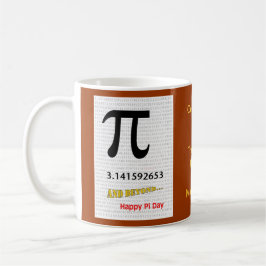 Hay pi día el 14 de marzo feliz, taza
