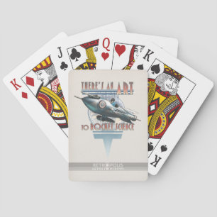 Hay un arte para jugar cartas de ciencia de cohete