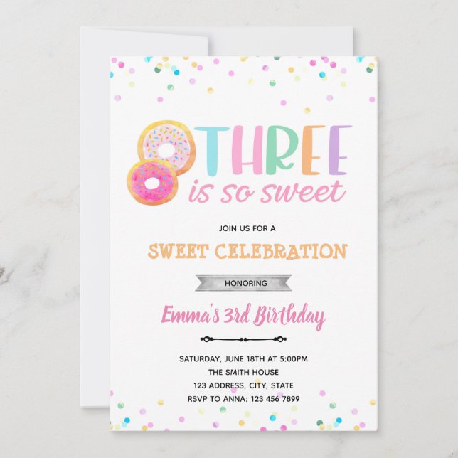 Hay una invitación tan dulce para donar (Anverso)