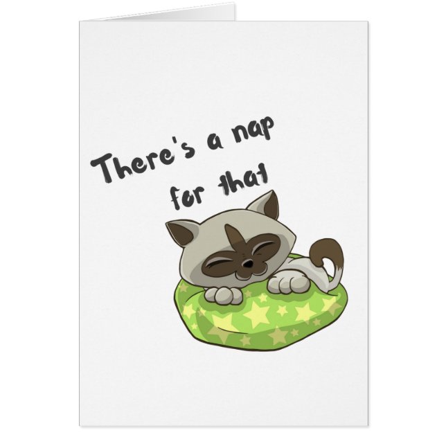 Hay una siesta para esa tarjeta (Frente)