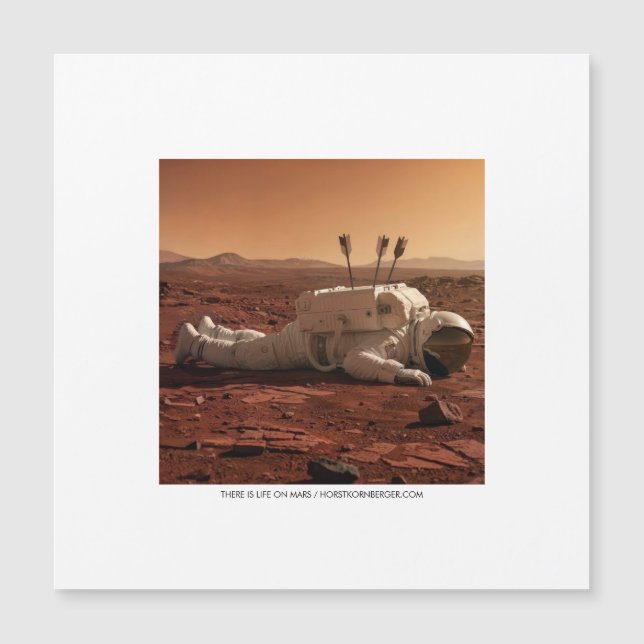 HAY VIDA EN MARTE  (Anverso)