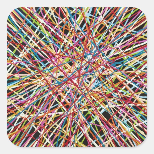 Haystack en Pegatinas rojos (Anverso)