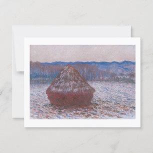 "HAYSTACKS" 1890-1891 CLAUDE MONET POSTCARD