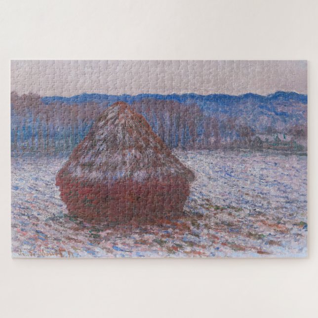"HAYSTACKS 1890 -91" DE CLAUDE MONET PUZZLE (Horizontal)