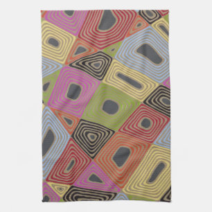 Haywire en la toalla de cocina gris