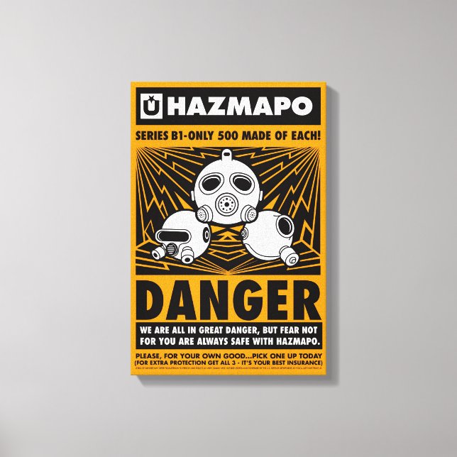 Haz Classic Poster (B1_All 3) en lienzo (Anverso)